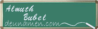 Almuth Bubel Visitenkarte